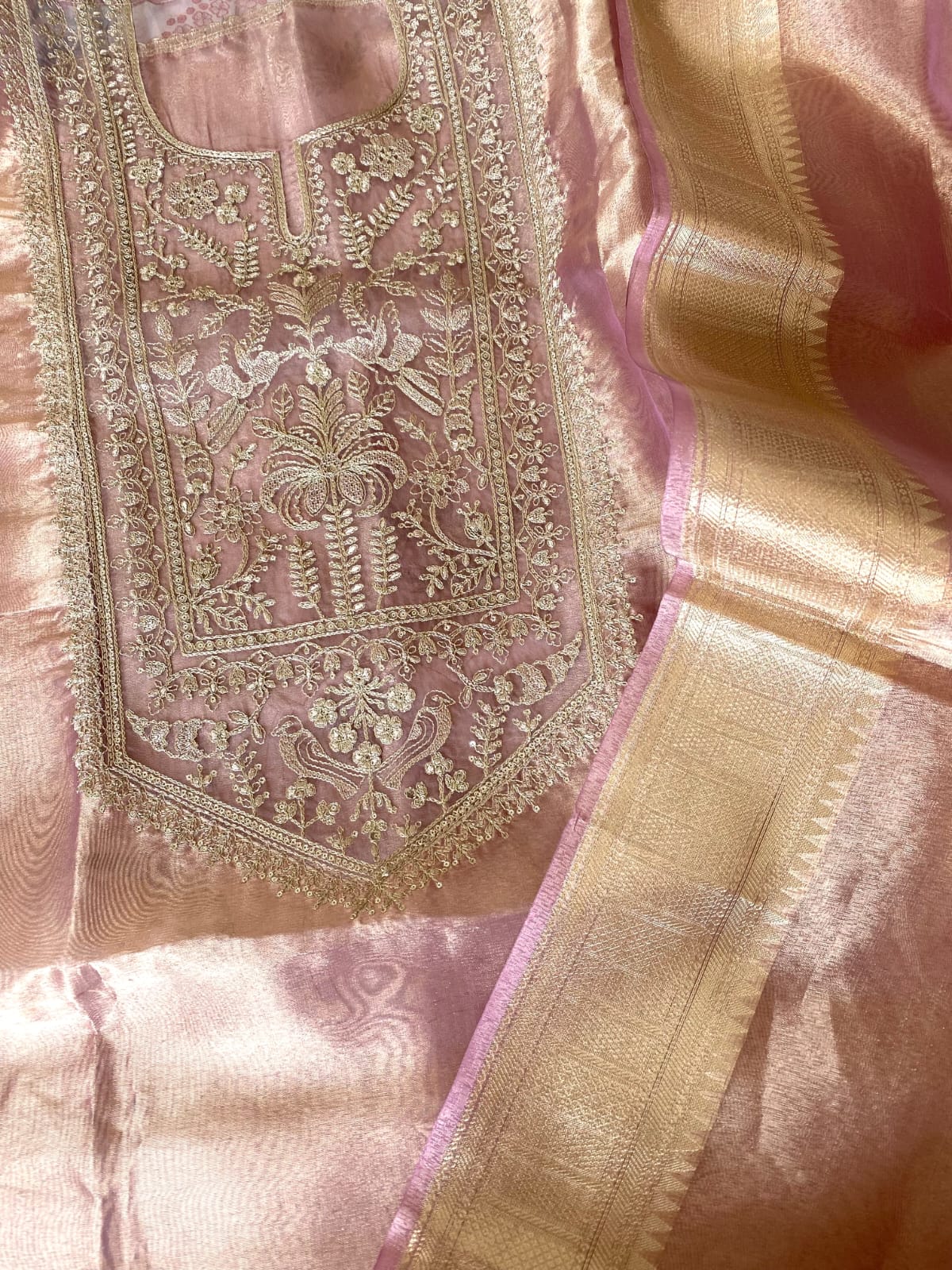 festive-tissue-embroidered-semi-stitched-suit-set-green_3