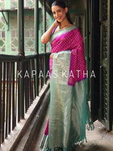 festive-zari-legacy-pure-bandhani-kanjivaram-silk-saree