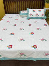 fitted-mermaid-bliss-handblock-print-pure-cotton-kids-bedsheet
