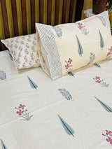 fitted-muted-flora-handblock-print-pure-cotton-bedsheet