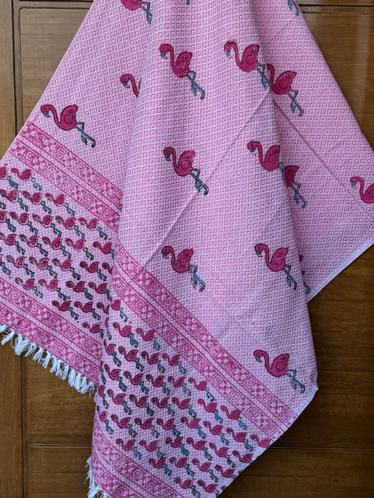 flamingo-cotton-jacquard-weave-kids-towel