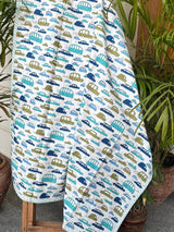 mulmul dohar for babies car themed reversible ac blanket handcrafted in jaipur azo free dyes suitable for warm climates india international delivery