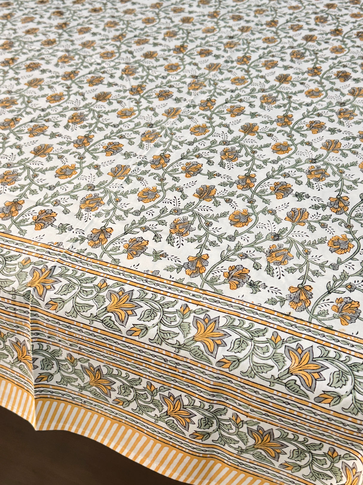 flat-warm-sprig-handblock-print-pure-cotton-bedsheet