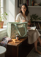 floral-block-print-handcrafted-tote-bag-zip-closure-vibrant