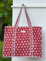floral-cotton-carryall-handcrafted-tote-bag-red