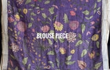 Floral Garden - Handloom Linen Kalamkari Saree