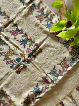 floral-kalamkari-dupatta-with-lucknow-chikankari-on-chanderi-cotton-silk