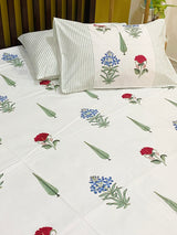 handcrafted-floral-king-size-bedsheet