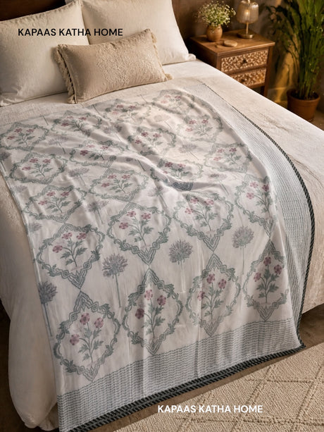 floral-palm-blockprint-mulmul-dohar