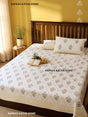 floral-spray-blockprint-king-bedsheet