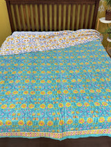 fresh-blossom-handblock-queen-size-cotton-quilt