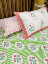 fresh-flora-handblock-print-pure-cotton-bedsheet