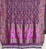 fuchsia-bloom-pure-banarsi-georgette-meenakari-bandhani-dupatta-violet