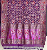 fuchsia-bloom-pure-banarsi-georgette-meenakari-bandhani-dupatta-violet