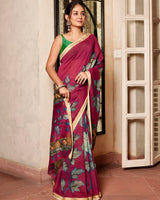 gaj-gulab-chitra-chanderi-kalamkari-saree