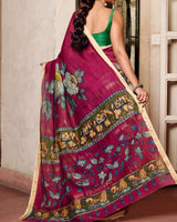 gaj-gulab-chitra-chanderi-kalamkari-saree