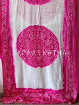 gajji-silk-bandhani-saree-rani-pink-ivory