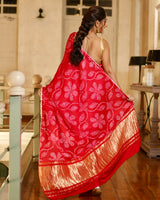 gajji-silk-bandhani-saree-sindoor-red-regal