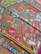 Maa Lakshmi Kanchi Pattu Kalamkari Dupatta