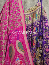 gorgeous-purple-banarasi-georgette-bandhani-lehenga-with-dupatta-voilet-patola