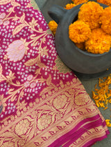 grand-heritage-pure-banarasi-georgette-meenakari-bandhani-saree