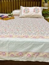 pink-green-floral-cotton-bedsheet