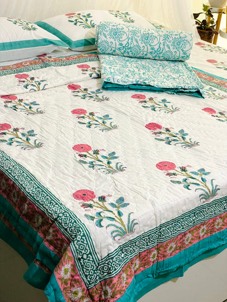 green-rose-double-cotton-quilt-full-view