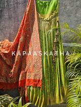 green-shikhargarh-banarasi-georgette-bandhani-lehenga