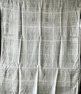 Habotai Silk Clamp Dye Bandhani Saree in Shades of Grey