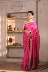 gul-chaand-pink-chanderi-silk-bandhani-saree