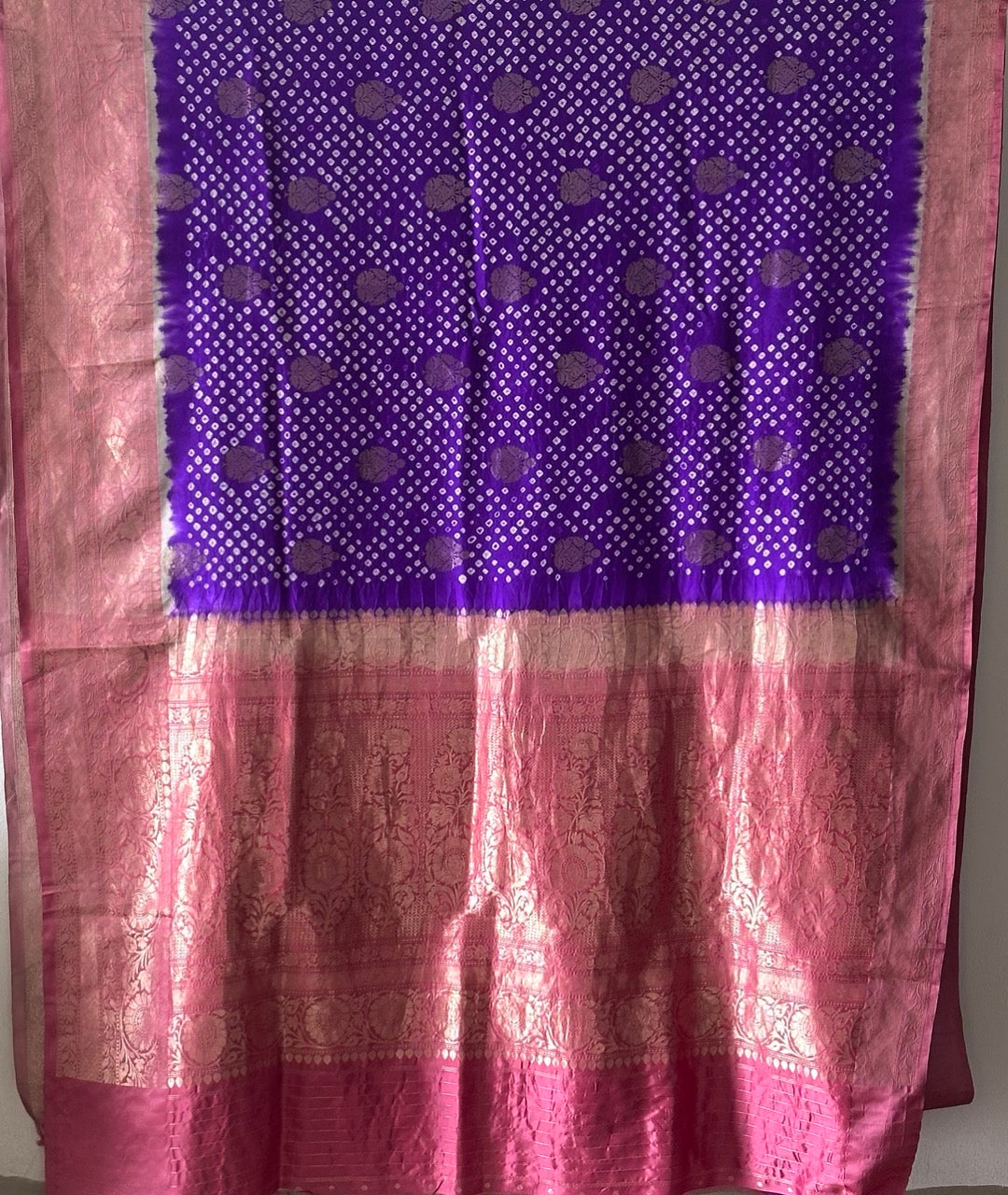 gulab-neelima-gorgeous-banarasi-silk-bandhani-saree