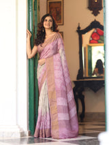 gulabi-zariya-munga-tussar-silk-bandhani-saree