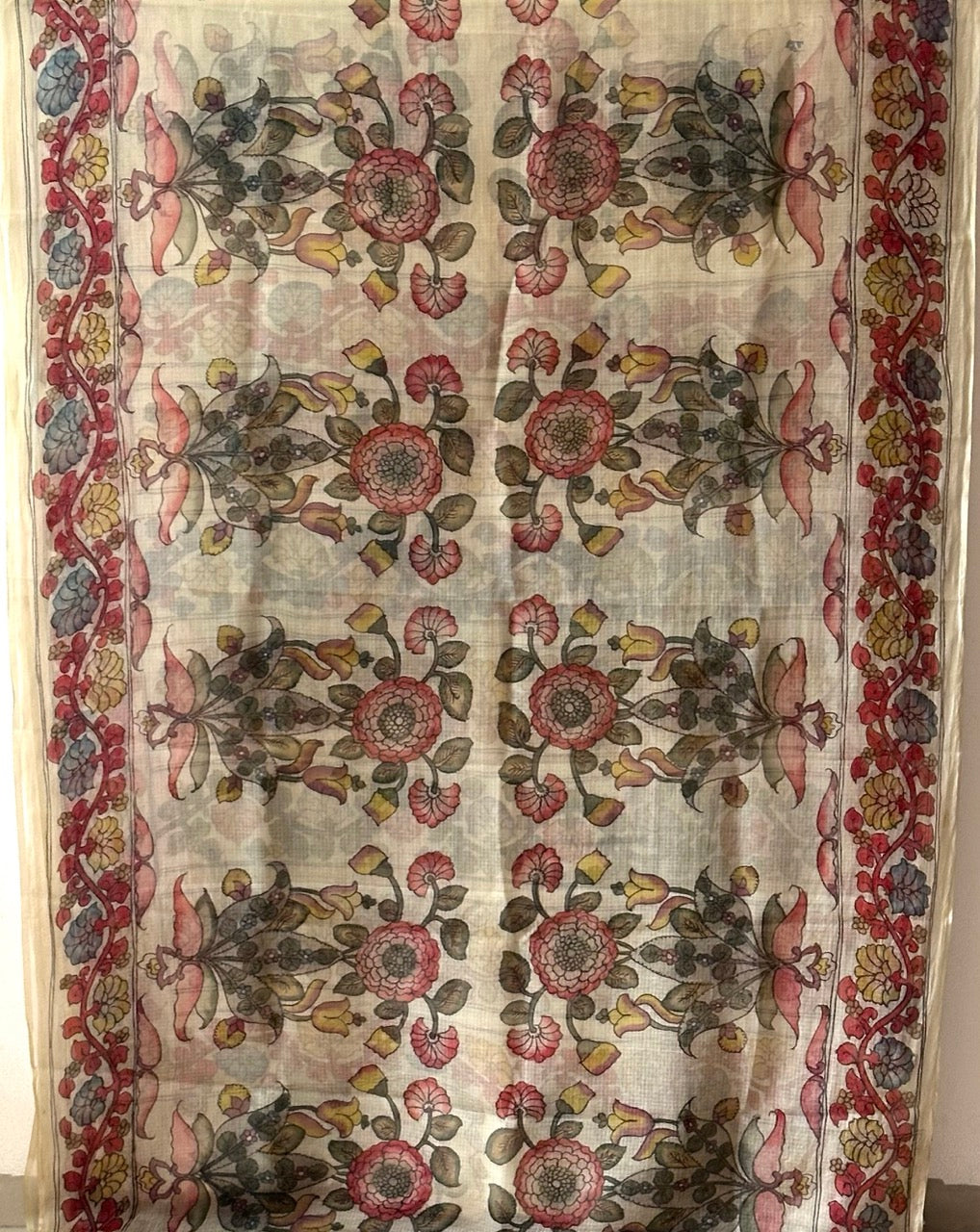 gulbadan-phoolwari-handcrafted-kota-silk-kalamkari-saree