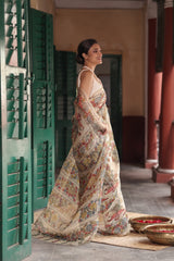 gulbadan-phoolwari-handcrafted-kota-silk-kalamkari-saree