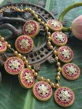 gulzaar-mohini-moissanite-polki-92-5-silver-necklace-set