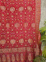 gulzaar-phoolkari-red-pure-georgette-meenakari-bandhani-dupatta
