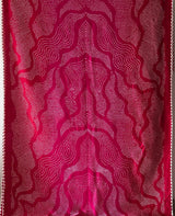 Gulzaar – Red and Pink Munga Silk Bandhani Saree