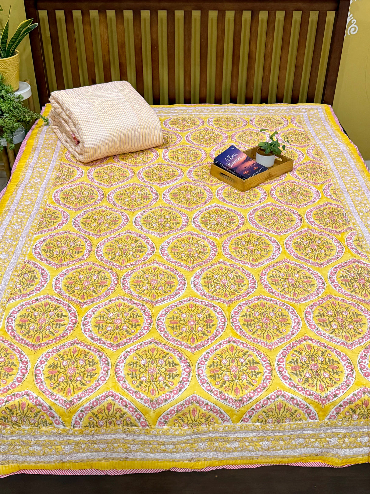 hand-block-print-cotton-quilt-yellow-base