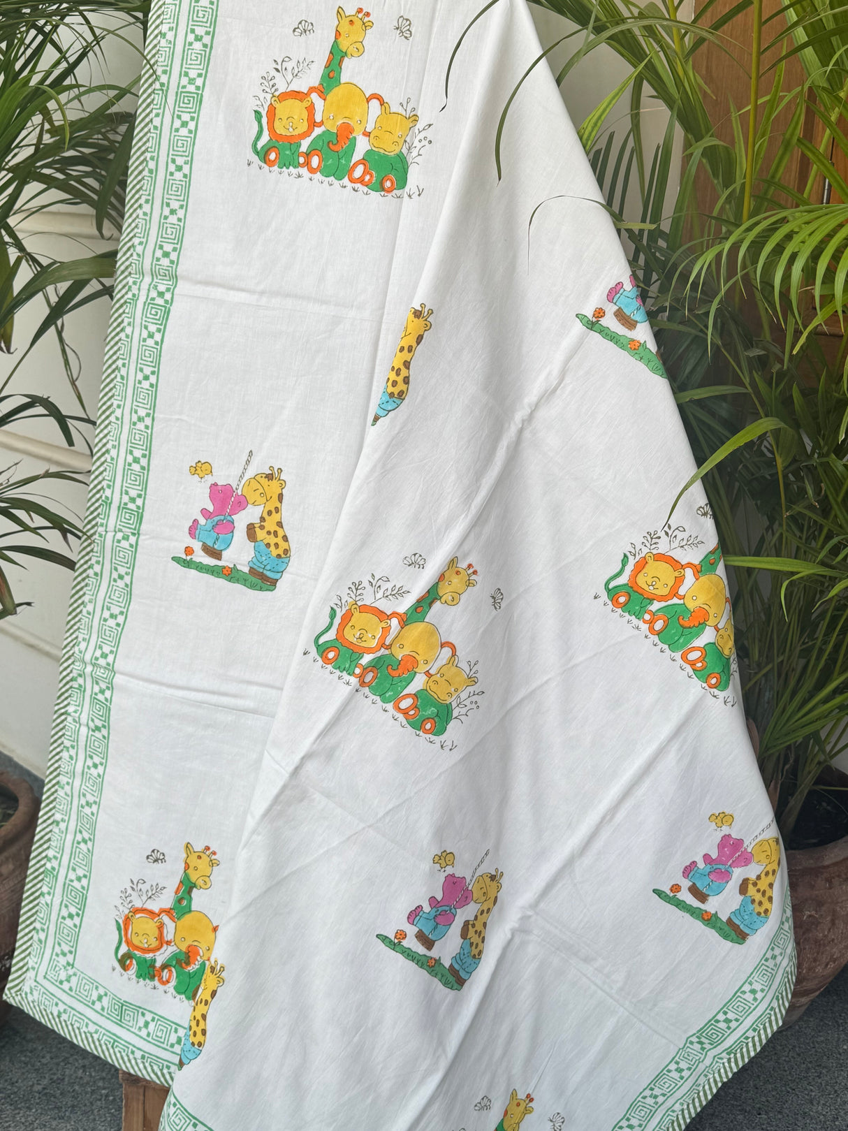 bulk cotton dohar for kids reversible soft flannel baby blanket small business supply
