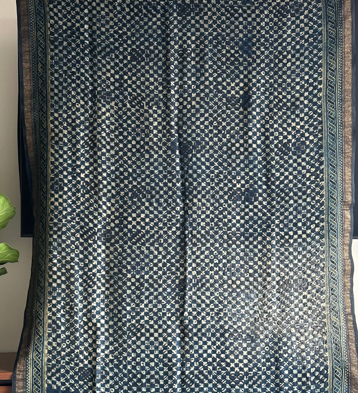 handblock-ajrakh-chanderi-saree