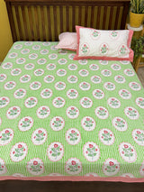 handblock-print-pure-cotton-bedsheet-fresh-flora