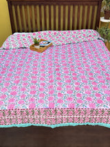 handblock-printed-cotton-quilt-with-floral-vine-layout