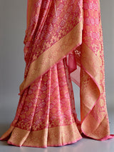 handcrafted-bandhani-georgette-saree-with-traditional-tie-dye