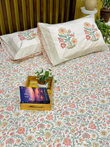 handcrafted-floral-print-king-bedsheet