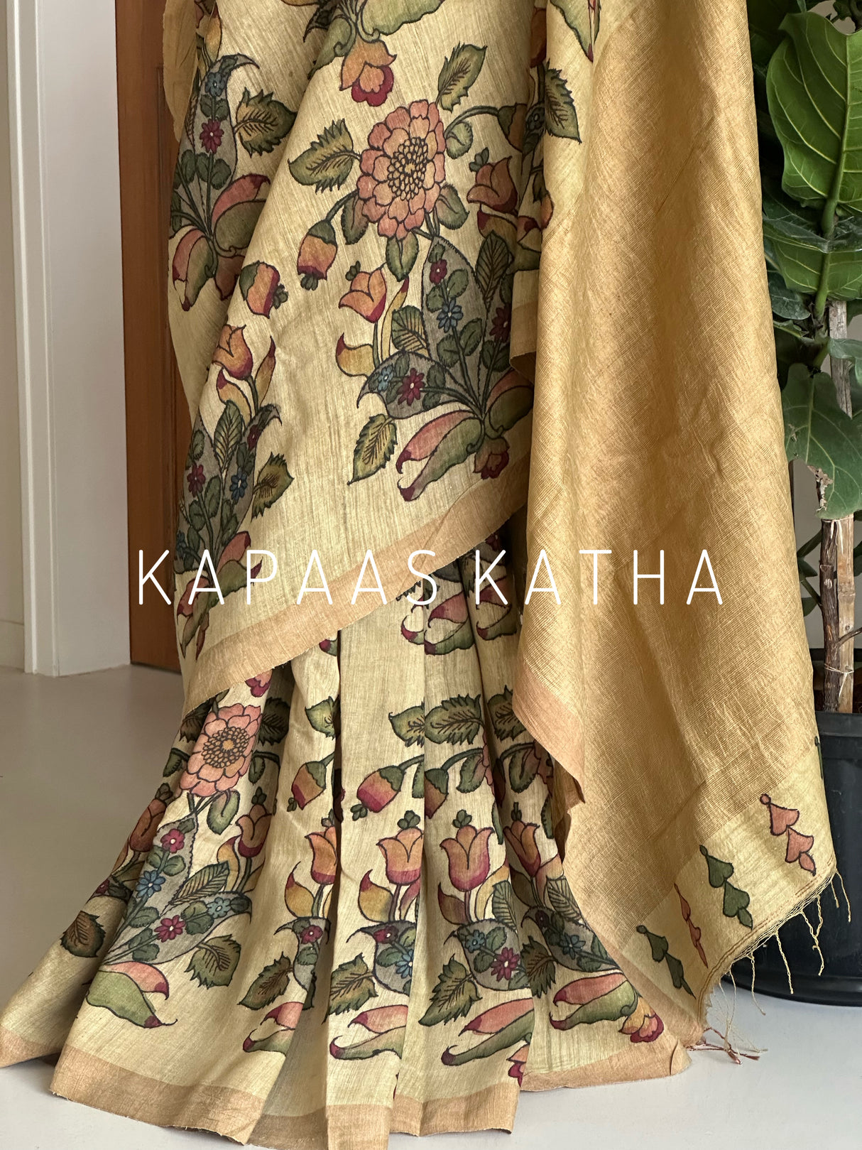 handcrafted-kalamkari-matka-silk-drape