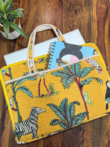 handcrafted-safari-themed-quilted-laptop-sleeve-with-handle