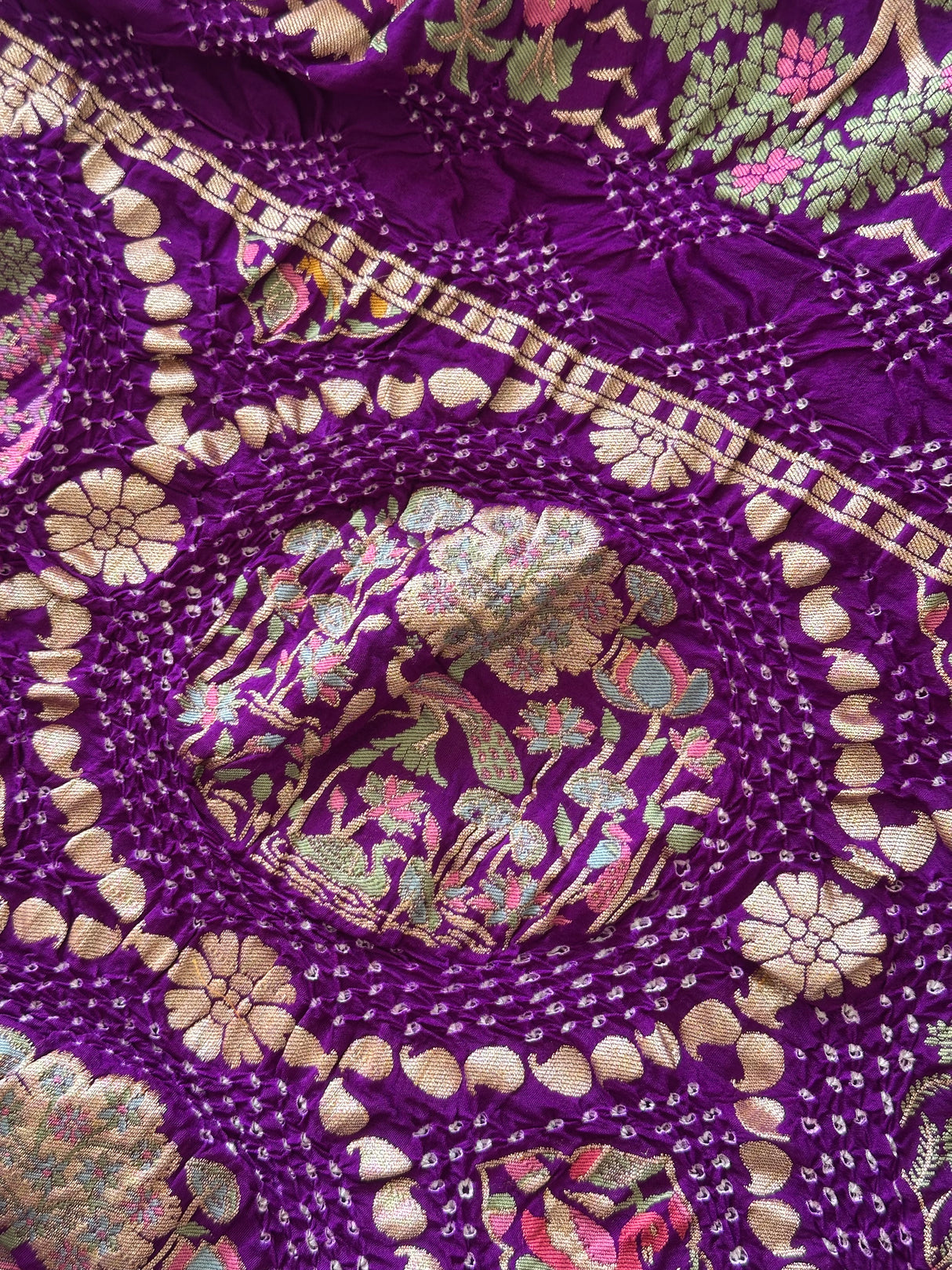 handloom-bandhani-georgette-saree