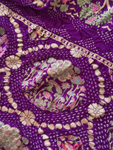 handloom-bandhani-georgette-saree