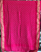handloom-cotton-paithani-bandhani-saree-in-cherry-red-colour