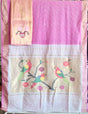 handloom-cotton-paithani-bandhani-saree-in-soft-bubble-gum-pink-colour